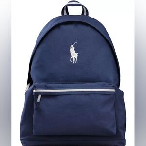 New Ralph Lauren Fragrance Navy Blue Backpack Minimalist Design